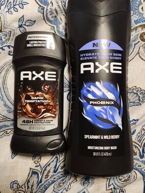 AXE Bodywash And Deodorant.